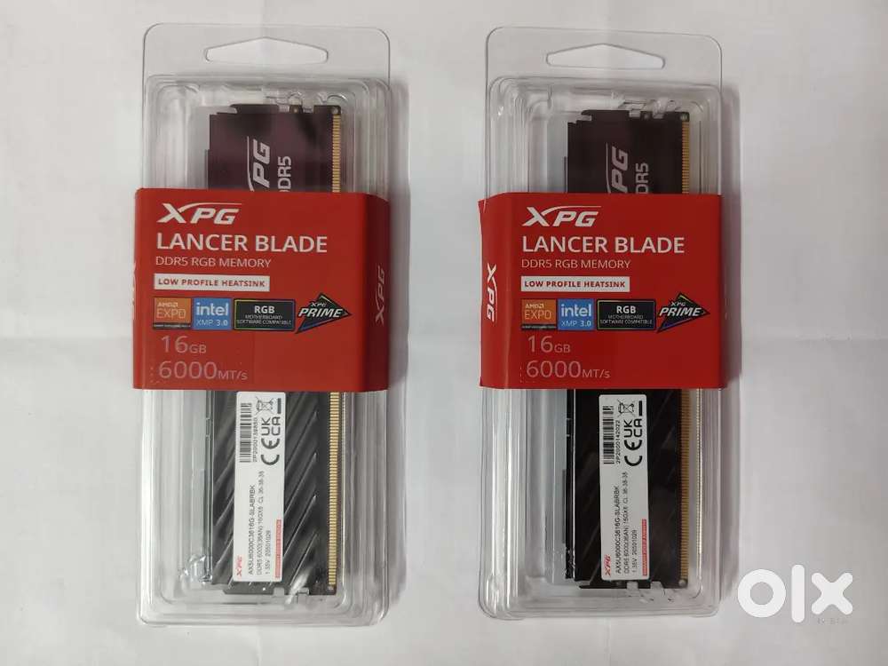 BRAND NEW XPG 16x2 DDR5 6000mhz RGB RAM