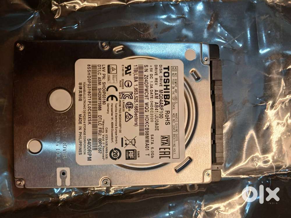 Toshiba 1TB HDD 5400 RPM