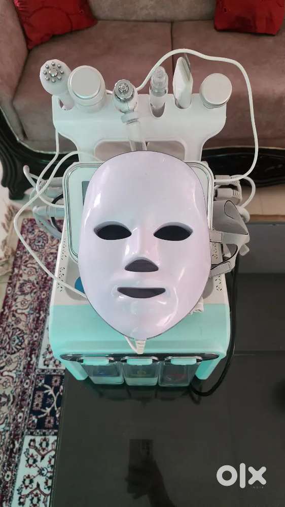 Hydrafacial machine 7 in 1 steps