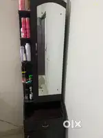 Dressing table , iron single bed & two shoe stands