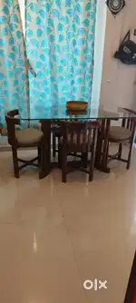 Wooden 4 seater dining table