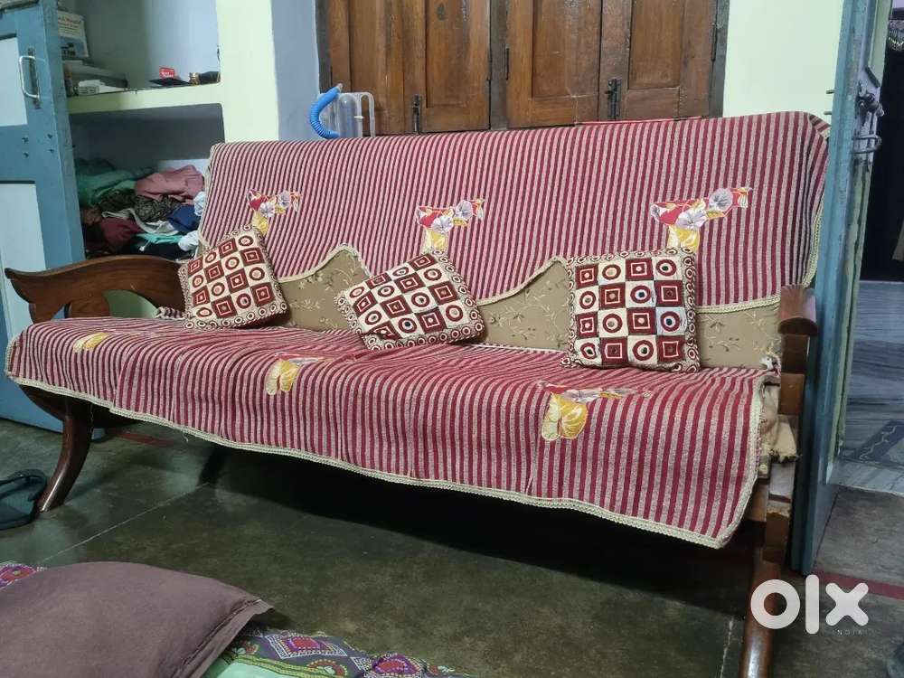 Wooden sofa set