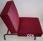 Heavy duty folding sofa single seater into double seater. Very heavy