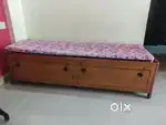 Diwan single bed with storage good condition