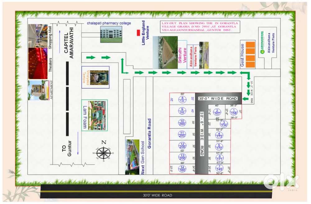 Amaravathi road ,chalapathi college back side, gorantla.