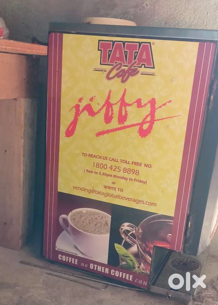Tata coffee and chai machine