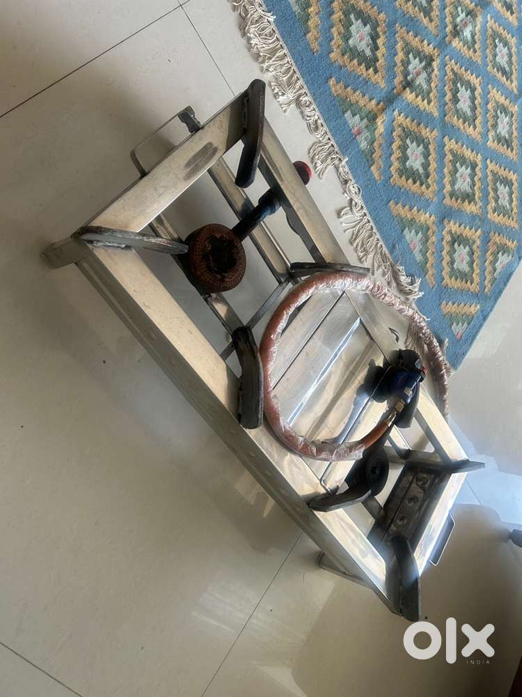 Gas burner with 2 burner