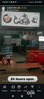 Rent shop coffee shop for sale daily sale 10000 abou