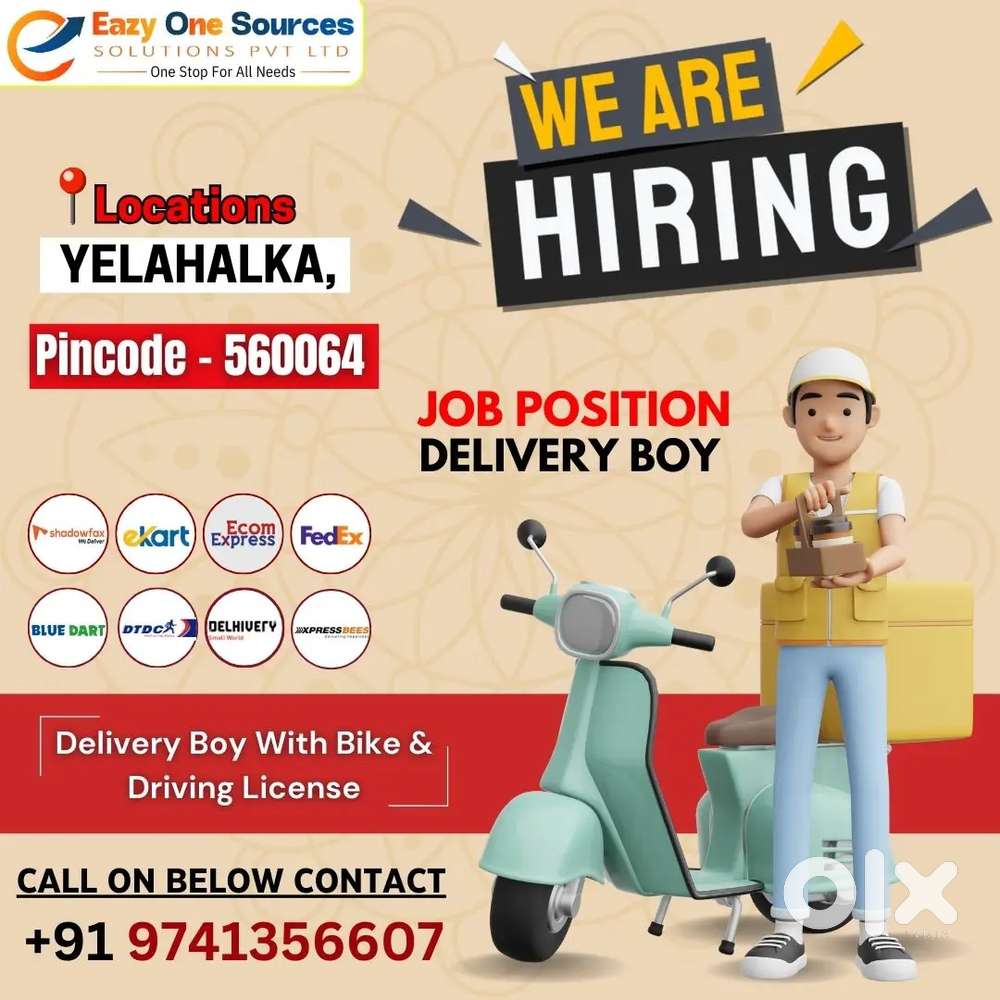 Delivery boys hire