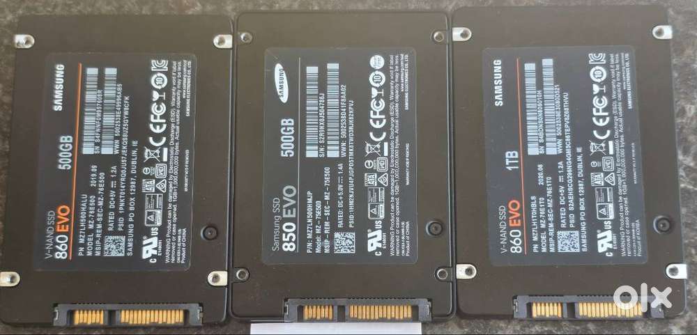 Samsung EVO SATA SSD's