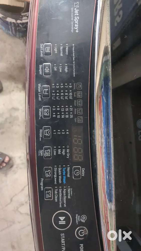 Washing Machine LG 7KG Automatic Turbo no time pass