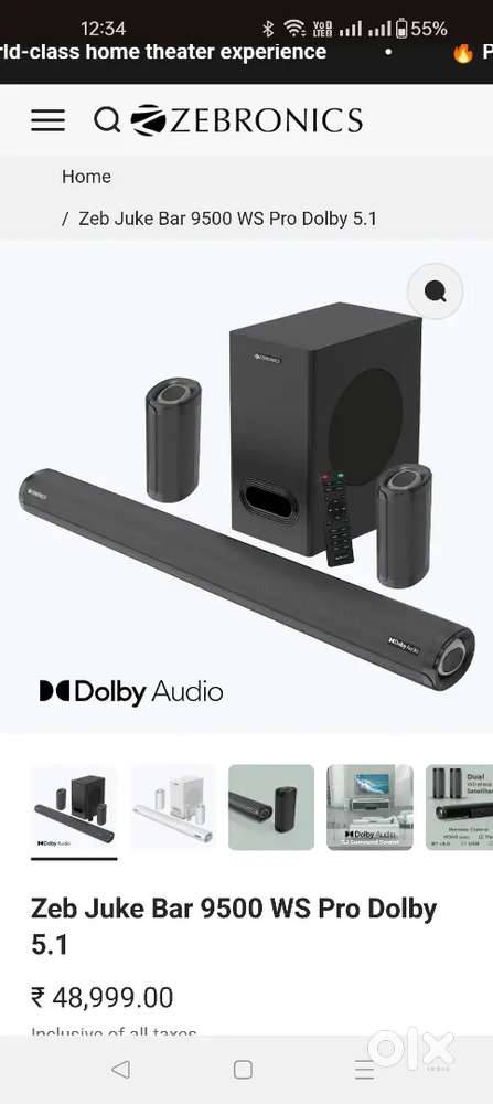 ZEBRONICS  sound bar