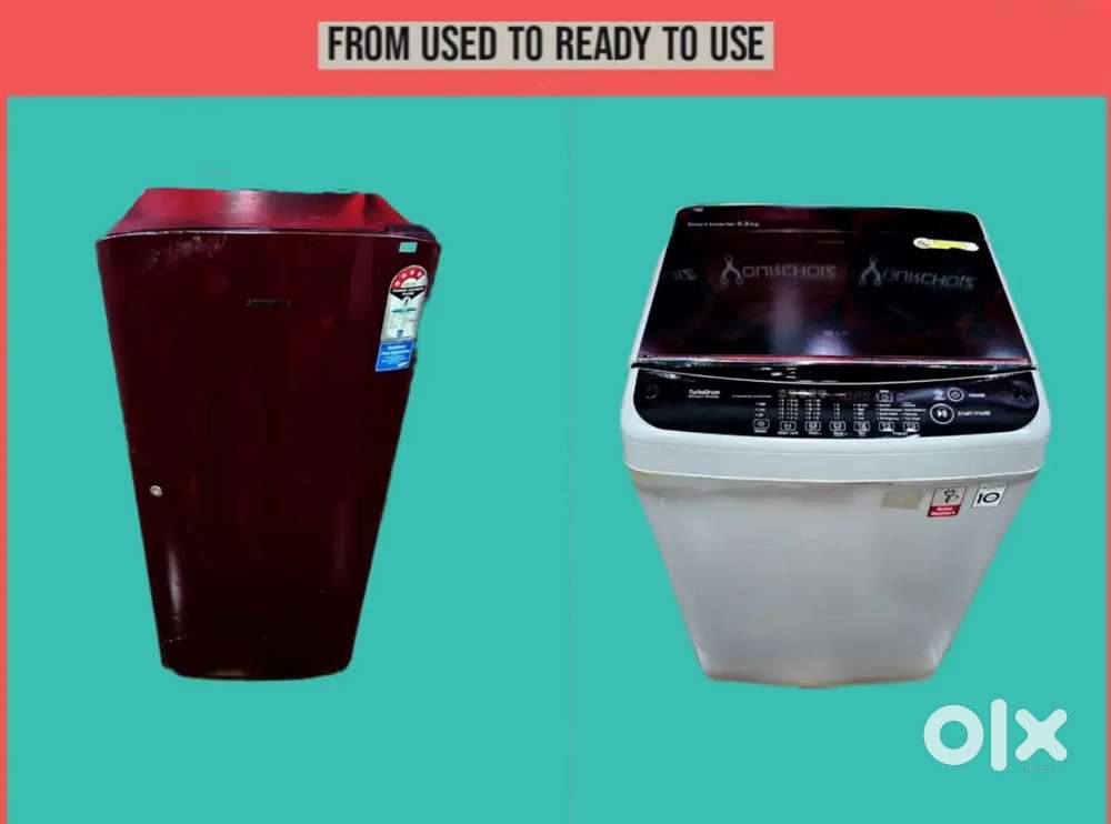 Smart investment!Fridge &Washing Machine available at discounted price