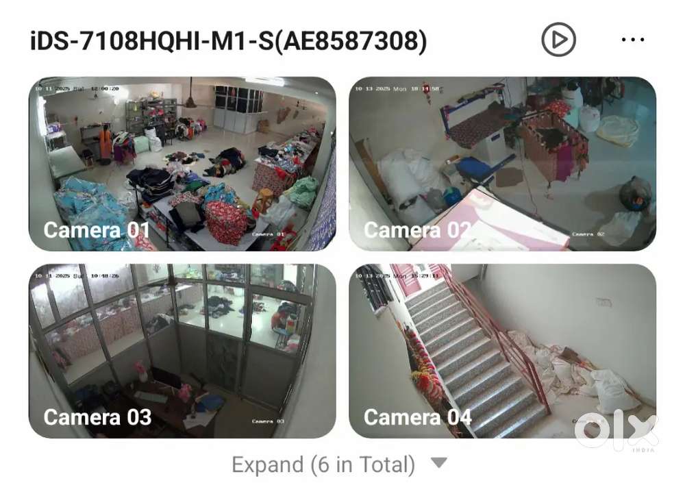 Complete CCTV Setup – Hikvision DVR + Cameras + Accessories