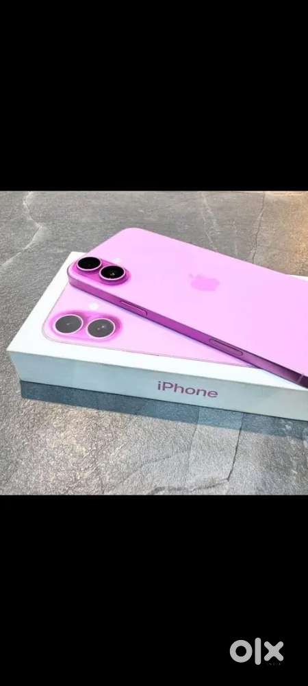 IPhone 16 plus pink colour fixed rate will give festival sale price