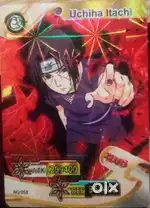 Naruto itachi card new condition