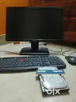 Dell monitor, keyboard , mouse