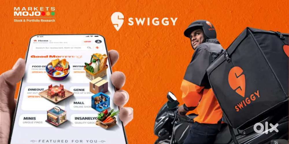 Swiggy food and instamart delivery boy