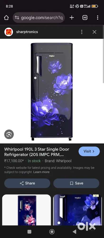 Whirlpool refrigerator