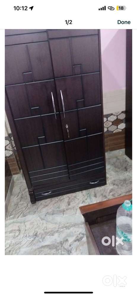 Twin woodern almirah/wordrobe