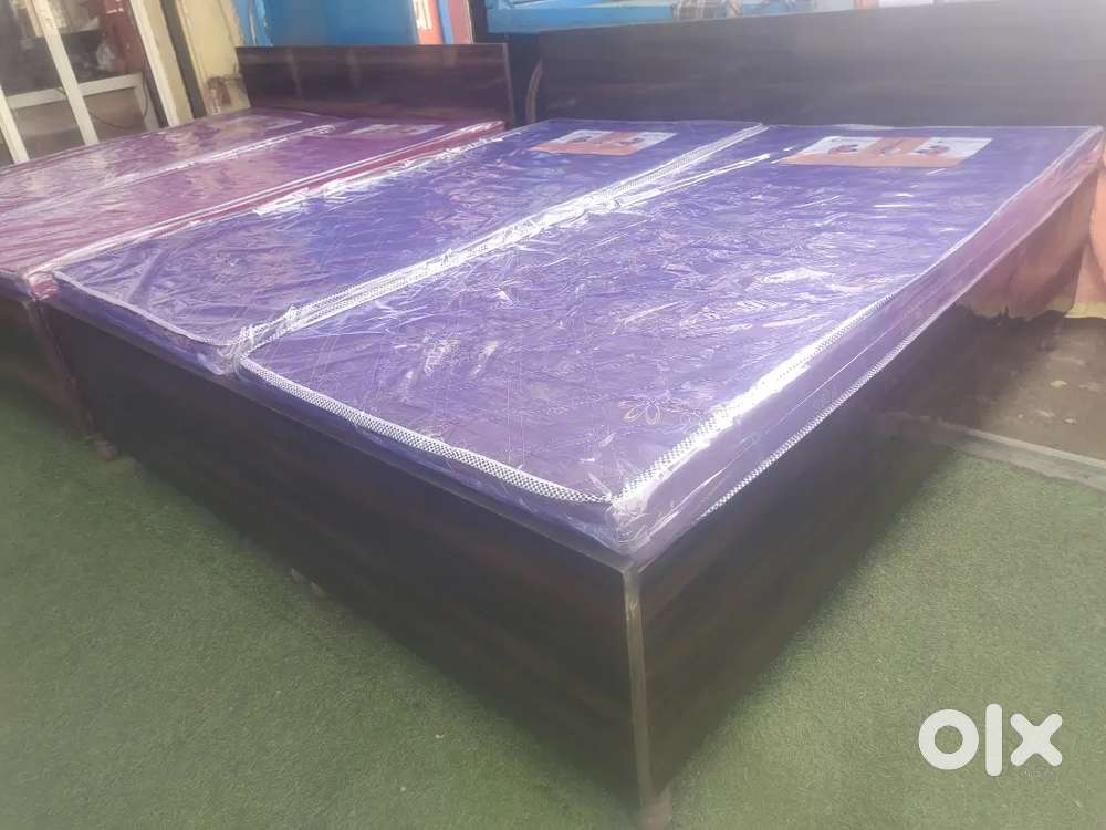 Free mattress with premium quality double bed