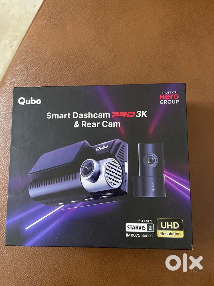 Qubo smart dashcam pro 3k and rear cam