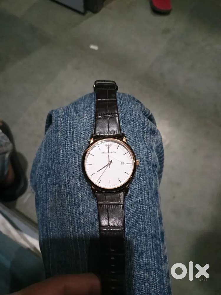 Solid stainless steel Emporio Armani watch AR-25021