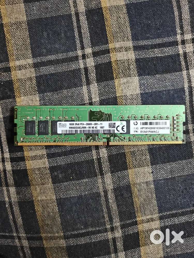 16gb DDR4 desktop ram in Available sk hynix   with 1 year warranty