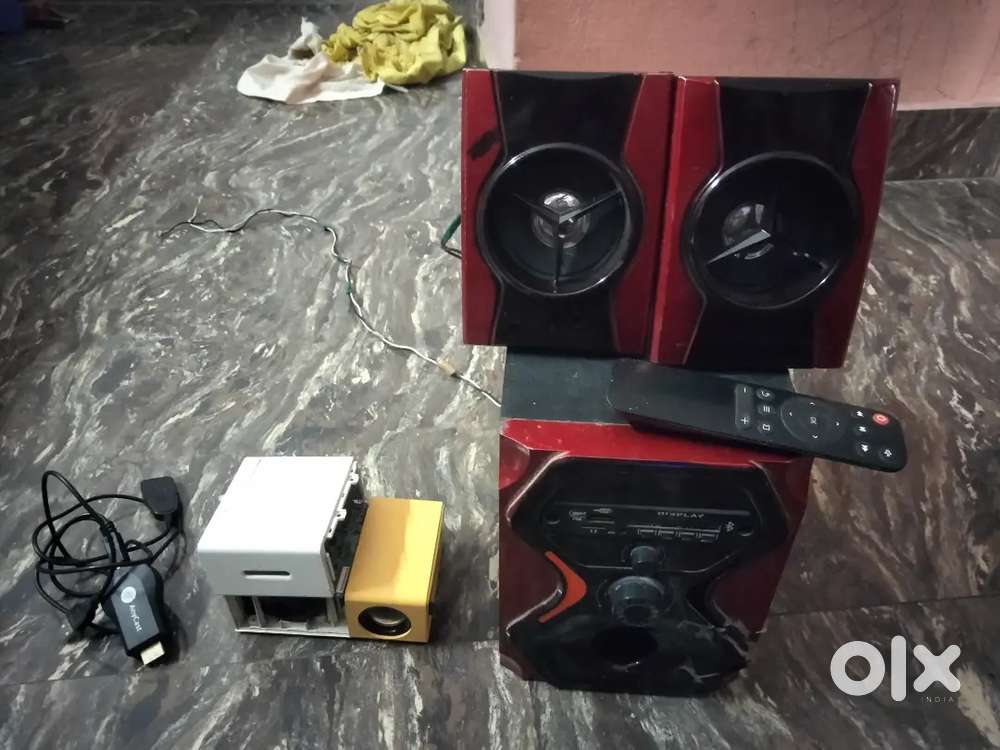 Home theatre and projector and wifi dongle
