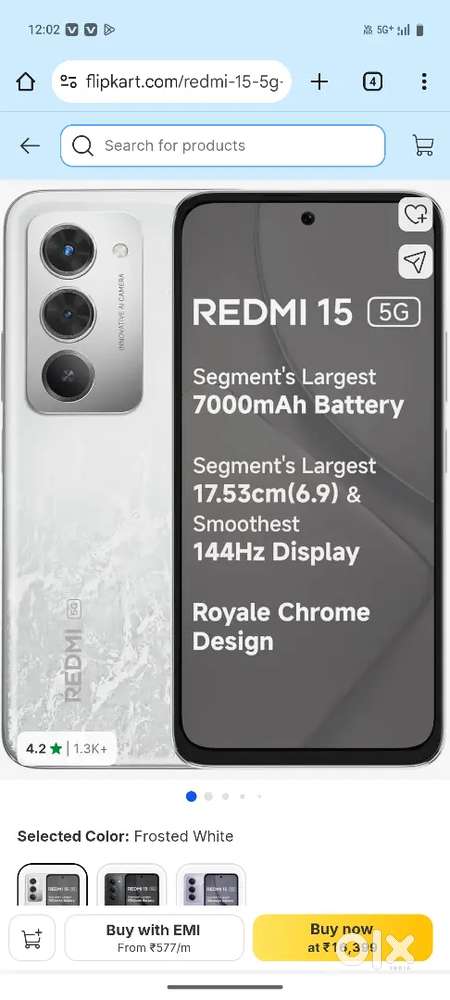 Mi 15 8gb 256gb new mobile 1 month 8days old Full kit available 73