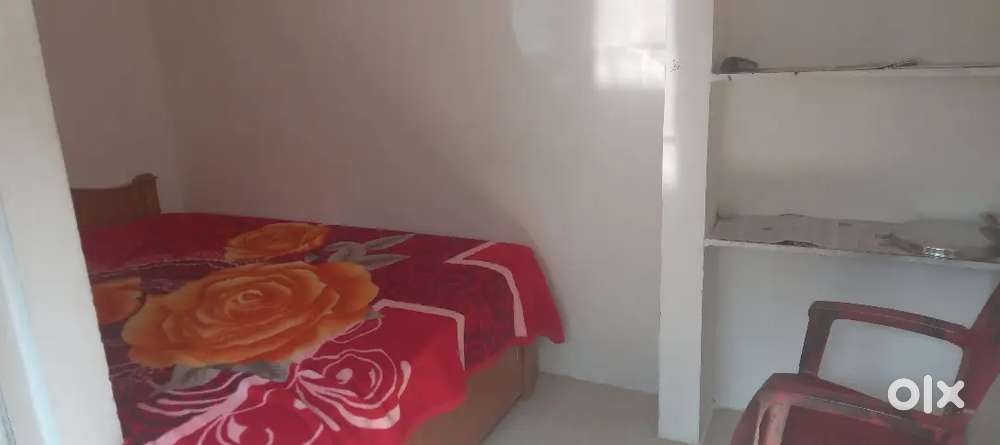 One bedroom and bathroom