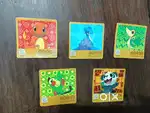 Pokemon cards and Pokemon stickers