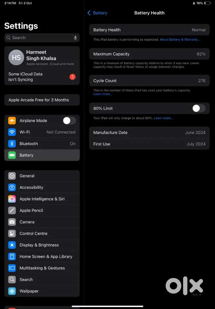 I pad air m2