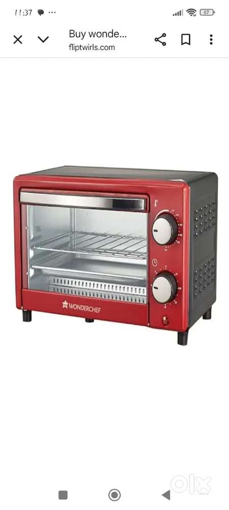 Wonder chef 9lt otg red colour in good condition unused product