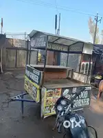Stall of fast food in very new condition