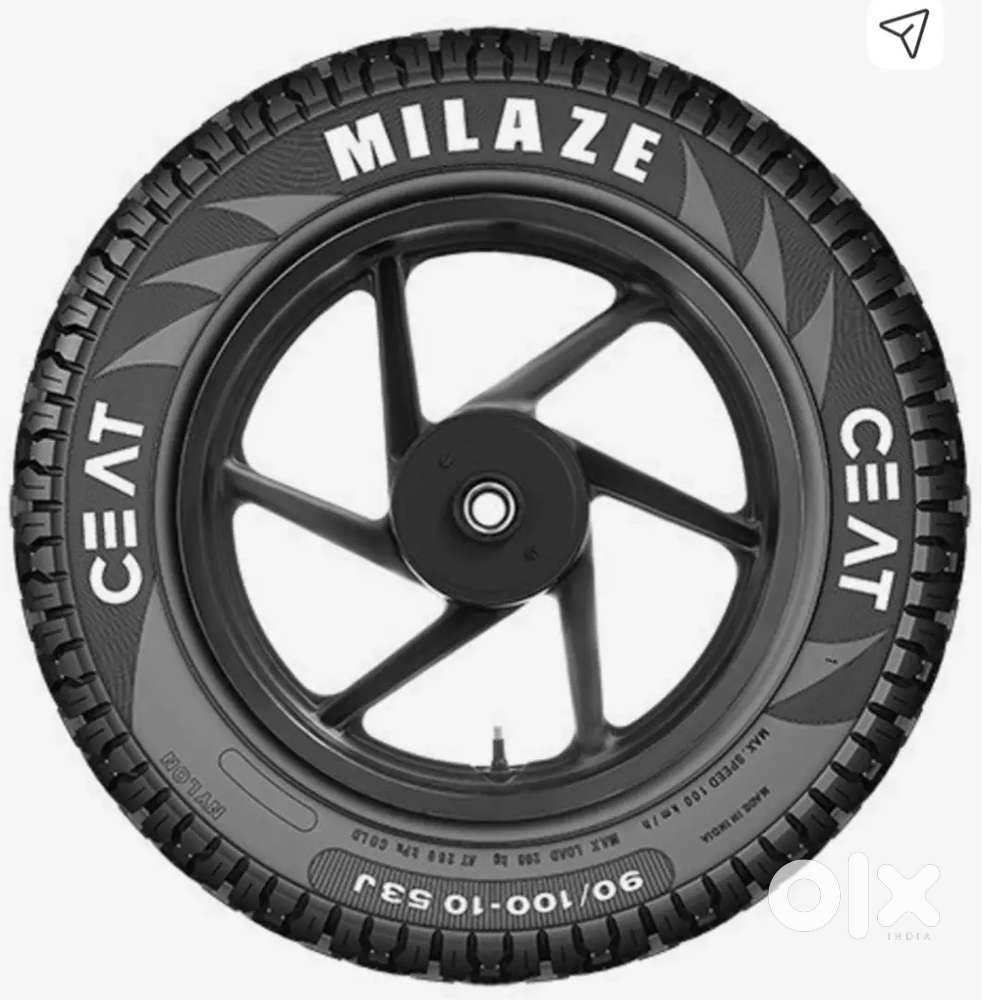 New Activa tyre Tubeless