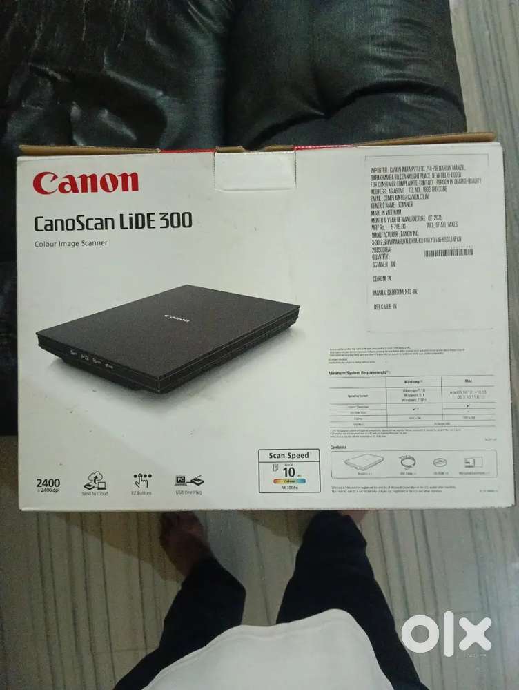 Canon lide300 scanner only 15 days old
