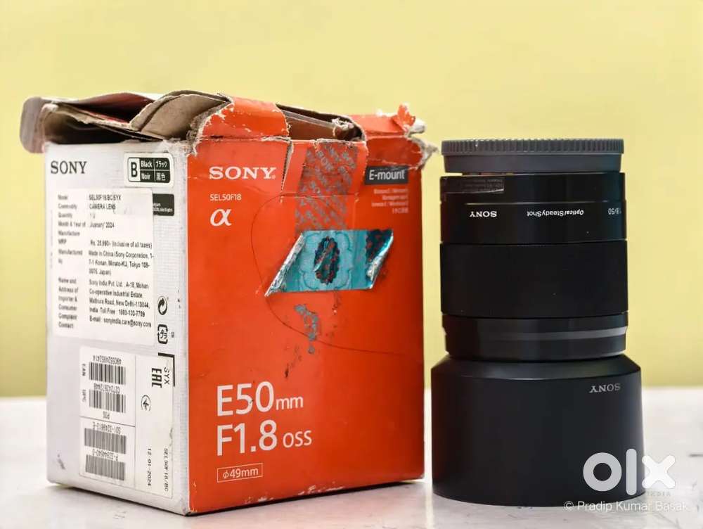 Sony 50 mm f1.8 oss Apsc Lens