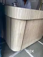 Cash counter & Sitting bench with storage