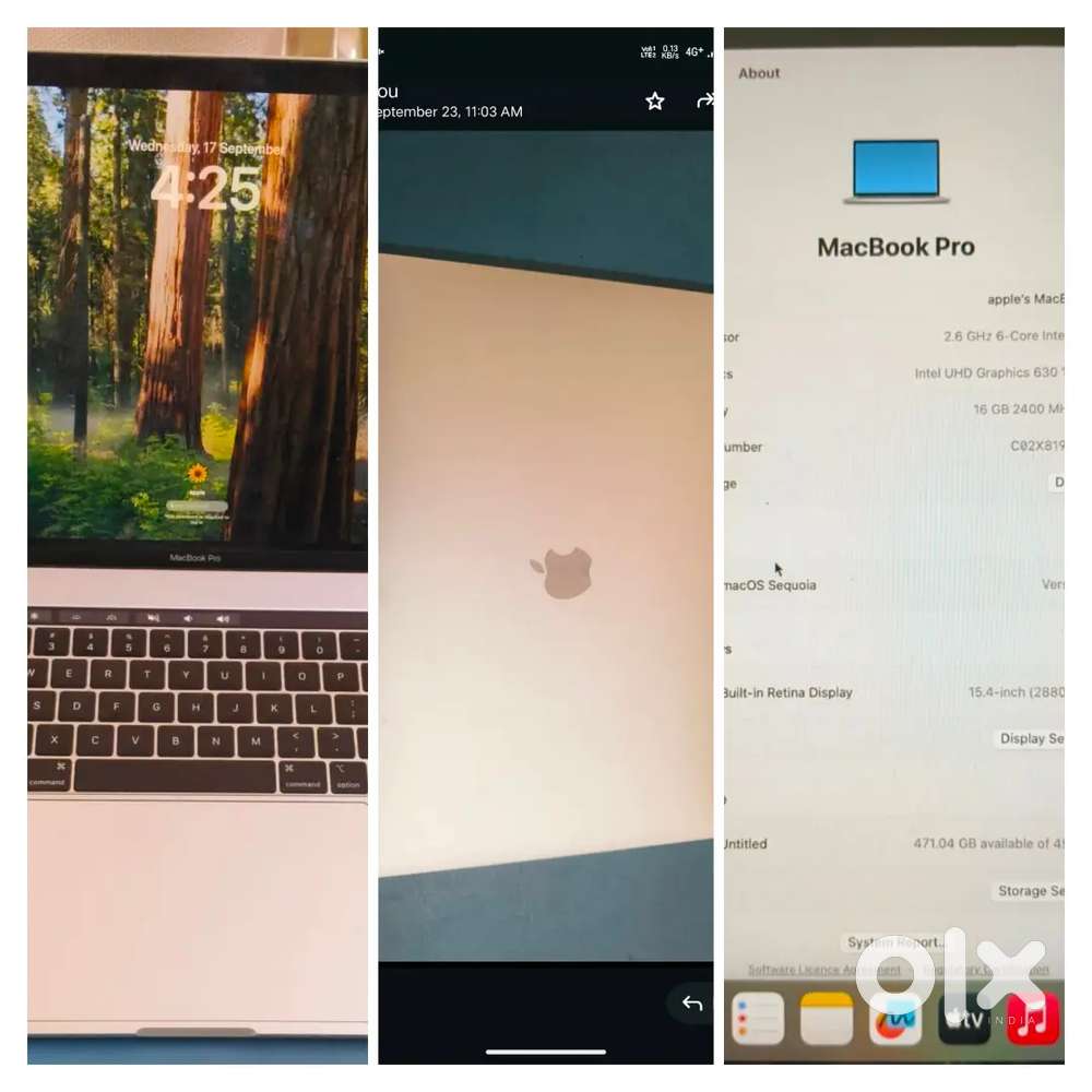 *MACBOOK PRO A2141 TOUCH BAR*

Core i7 9Th Gen
16 GB DDR4 RAM
512 GB*