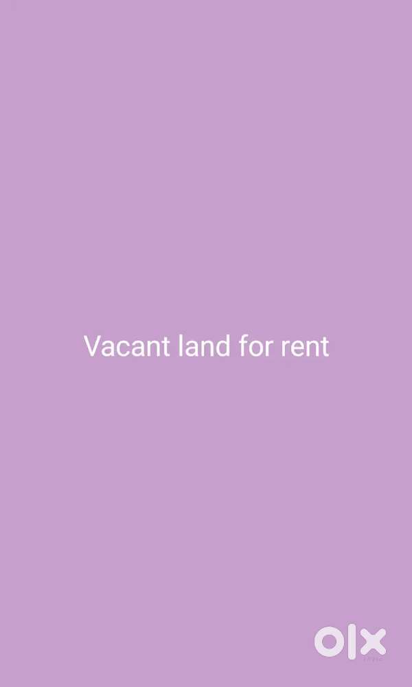 Vacant land for rent