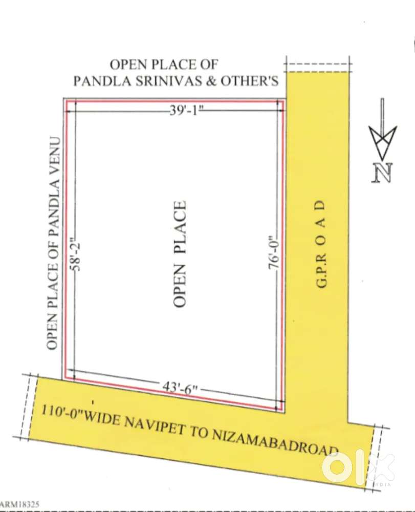 Prime Roadside Plot-BASARA HIGHWAY(Nizamabad to Basara 4-lane highway)