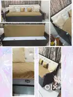 Bed + Sofa + 2 Folding Tables + 10 Chairs + 2 Boss Chairs