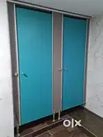 Portable changing complete doors with frame