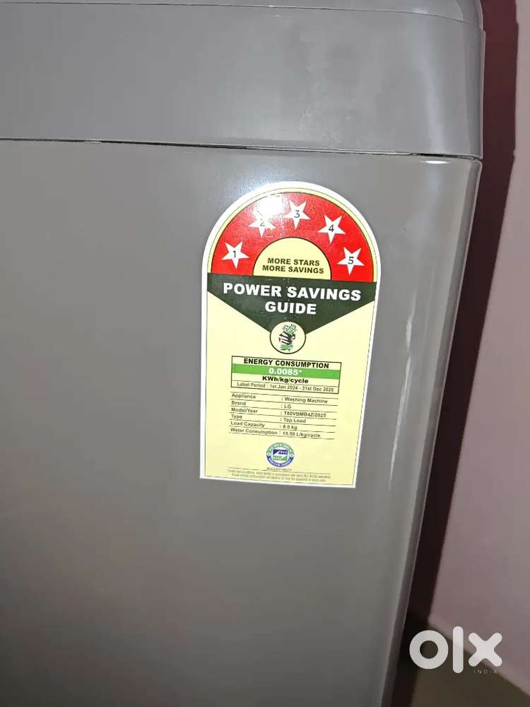 Brand new LG washing machine 8kgs/5star