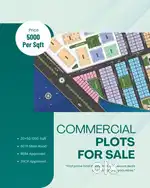 Commercial Plot 1000 Sqft , 2 side open