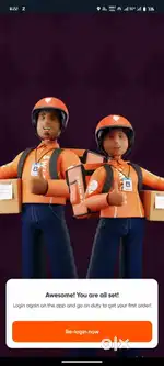Full time and part time delivery patner job