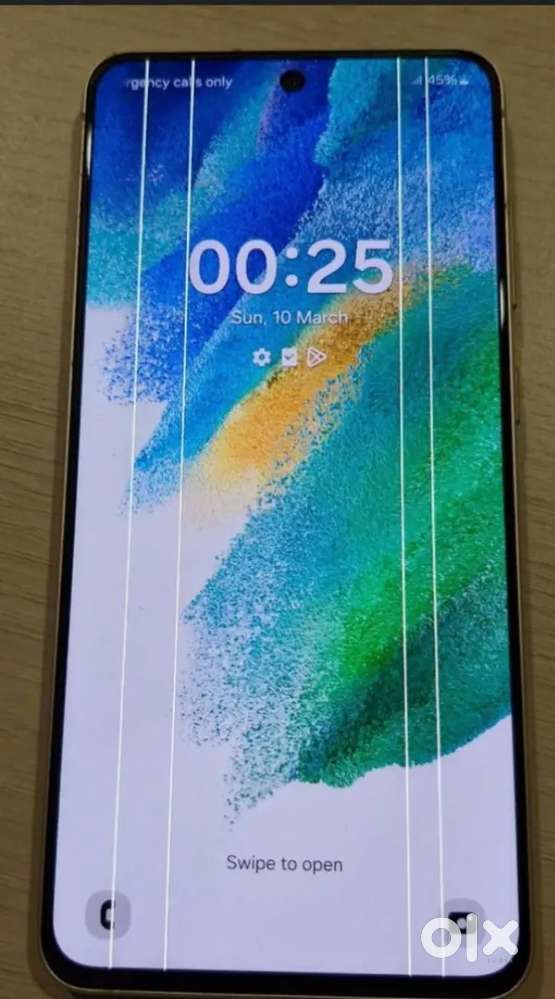 Samsung s21 fe 5g display line