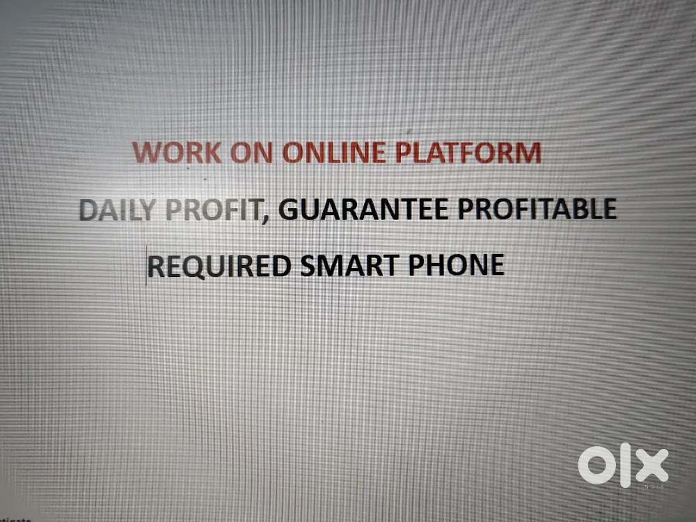 Work on online platform, gurentee profit