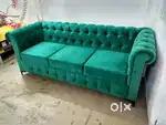Brand new Green Color 3 seater Cheasterfield sofa Least price
